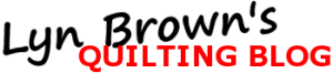 Lyn Brown's Quilting Blog Logo