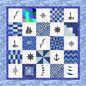Nautical Tumble Squares
