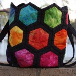 Happy Hex Charm Square or Embroidery Purse or Tote Pattern