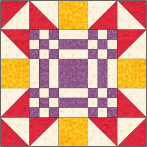 Puddle Jumping Block 300x300 Do You See Christmas Quilt Block Of The Week   Santas Train