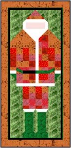 Practically Life Sized Santa 144x300 Do You See...? Christmas Block Of The Month 32 The Gingerbread House