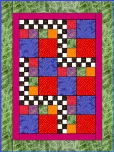 Cypress quilt 224x300 Do You See Block Of The Week 38 Santas Sleigh